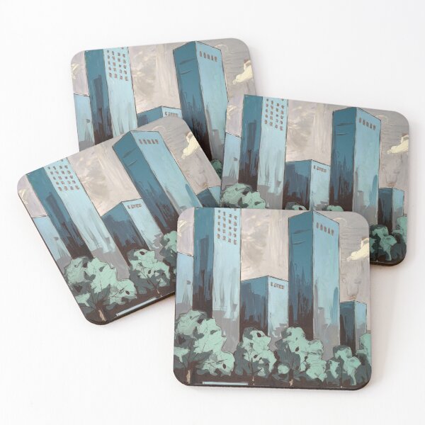 Item preview, Skyscrapers and trees designed and sold by AnthonyThomas.
