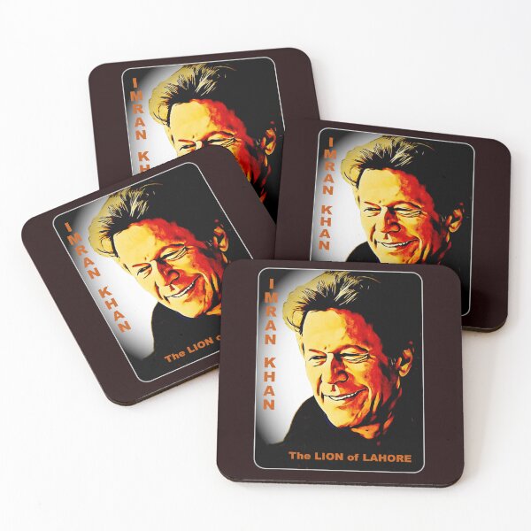 Item preview, IMRAN KHAN - The Lion of Lahore.  Strong vibrant colours. designed and sold by chepea2.