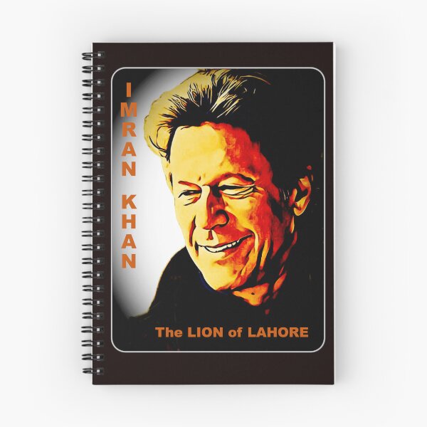 Item preview, IMRAN KHAN - The Lion of Lahore.  Strong vibrant colours. designed and sold by chepea2.