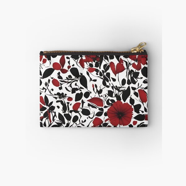 Item preview, Black and Red Floral designed and sold by Zenvo.