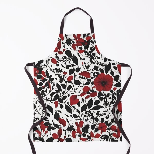 Item preview, Black and Red Floral designed and sold by Zenvo.