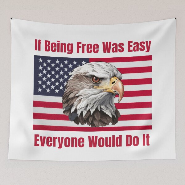 Item preview, If Being Free Was Easy, Everyone Would Do It designed and sold by Gwen Nofear.