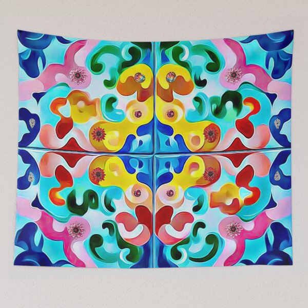 Item preview, Retro Radiance: A Modern Mosaic designed and sold by stevepmp.
