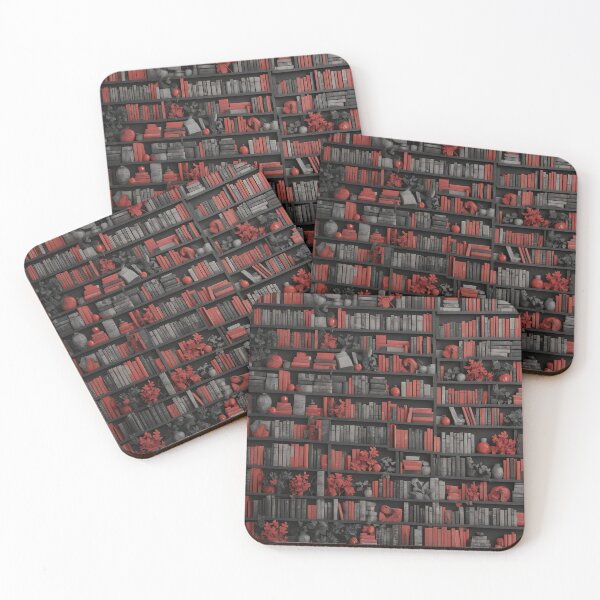 Item preview, Red and Black Bookstore designed and sold by Zenvo.