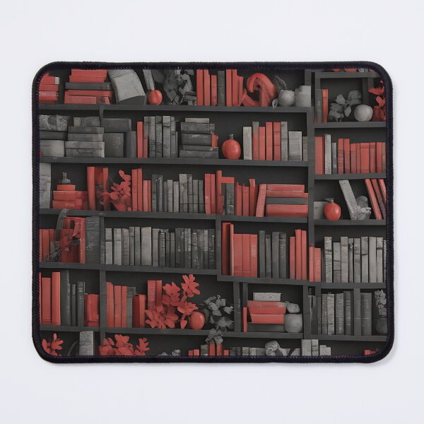 Item preview, Red and Black Bookstore designed and sold by Zenvo.