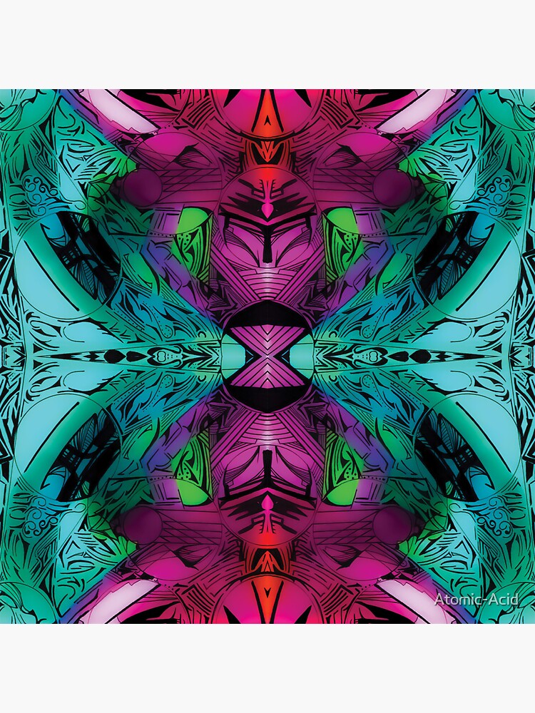 Thumbnail 3 of 3, Sticker, Gemstone Prism Echo designed and sold by Atomic-Acid.