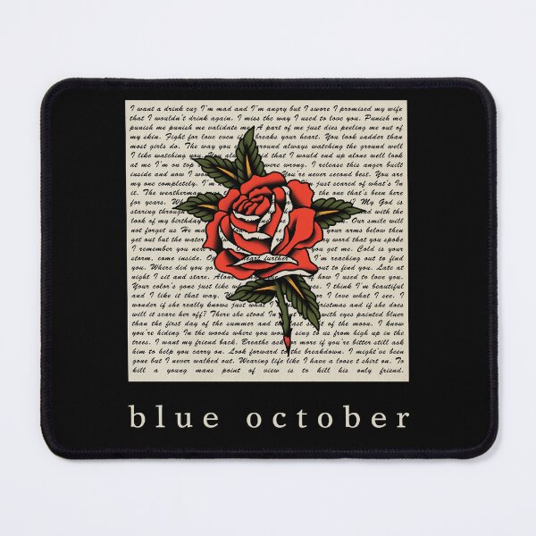 Item preview, Blue October - Rose Script designed and sold by Bandwear.com.
