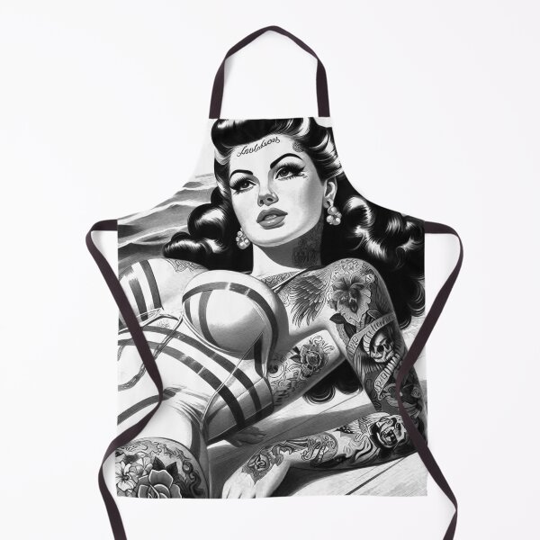 Item preview, Hot Summer Inked Pin-up designed and sold by PulpVintage.