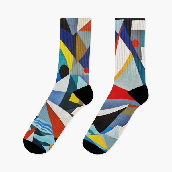 Item preview, Sailing Through Abstraction with Geometric Ocean Art designed and sold by PalisadeVistas.