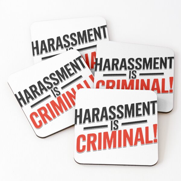 Item preview, Harassment is CRIMINAL! designed and sold by JonathanP514.