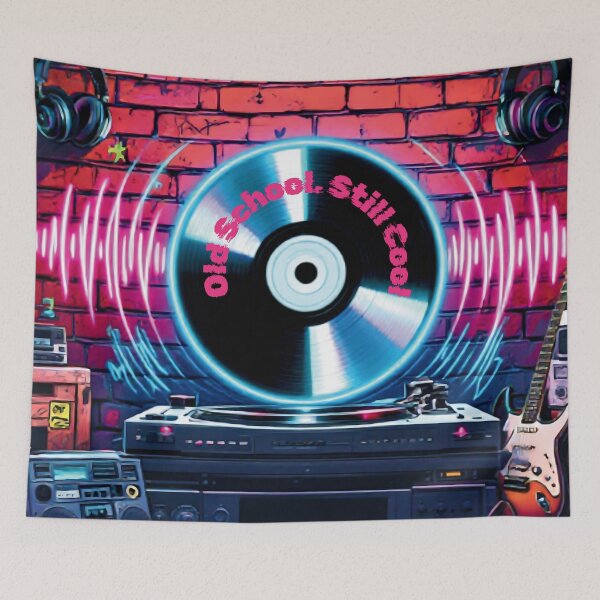 Item preview, Retro Vinyl Vibes: Old School. Stay Cool. designed and sold by jglobal360.