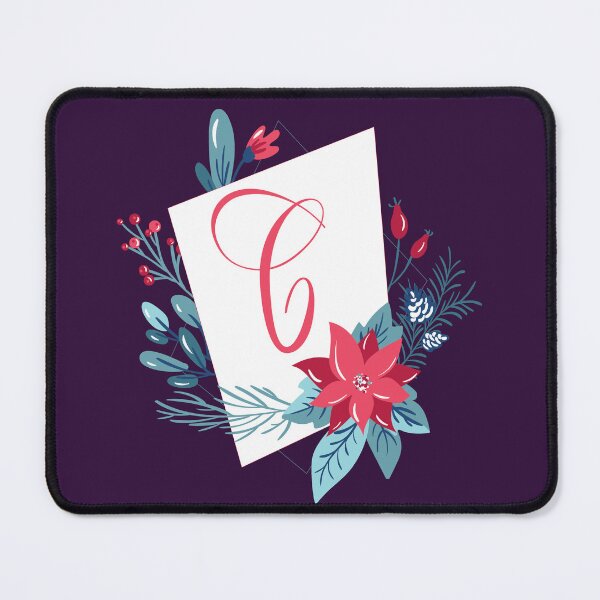 Item preview, Letter C Poinsettia Corsage designed and sold by DesignbyBFD.