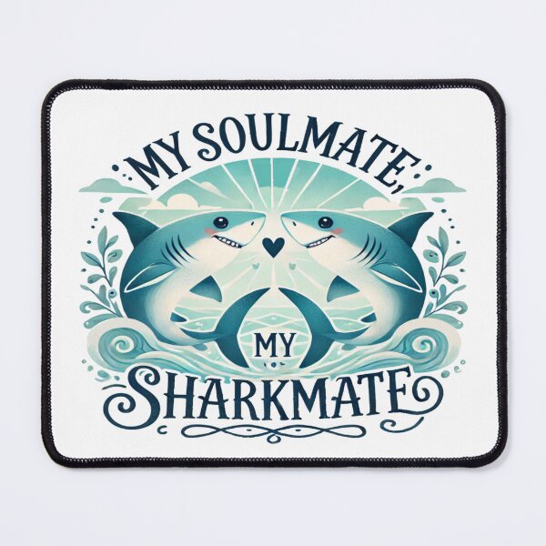 Item preview, SHARK COUPLE- My Soulmate, My Sharkmate designed and sold by Rajasekar.