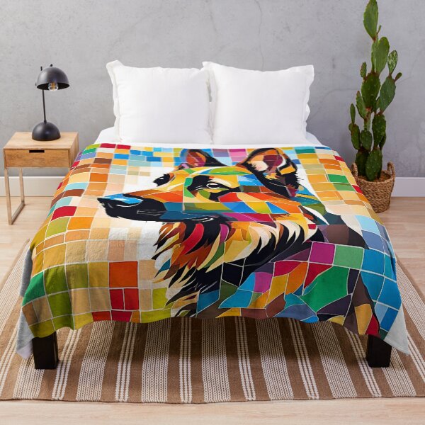 Item preview, German Shepherd Tile Art – Elegant & Bold Canine Design designed and sold by Fredster1966.