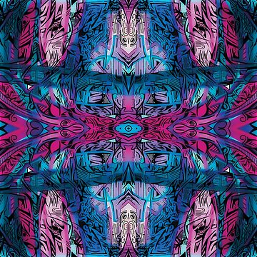 Artwork thumbnail, Galactic Labyrinth by AtomicAcidArt