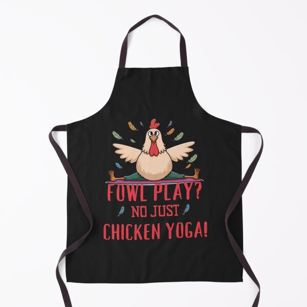 Item preview, Fowl Play? No, Just Chicken Yoga: A Funny and Flexible Farmyard Yog designed and sold by elynne9.
