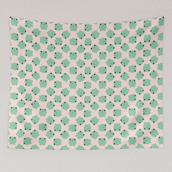 Item preview, Cute kawaii frog pattern designed and sold by FatBirdie.