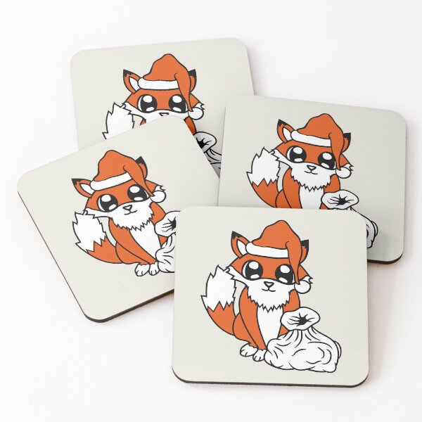 Item preview, Red Fox Santa Claus Christmas Gift Winter Holiday designed and sold by shirt-o-mat.