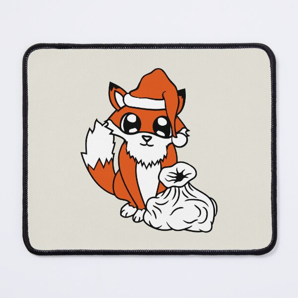 Item preview, Red Fox Santa Claus Christmas Gift Winter Holiday designed and sold by shirt-o-mat.