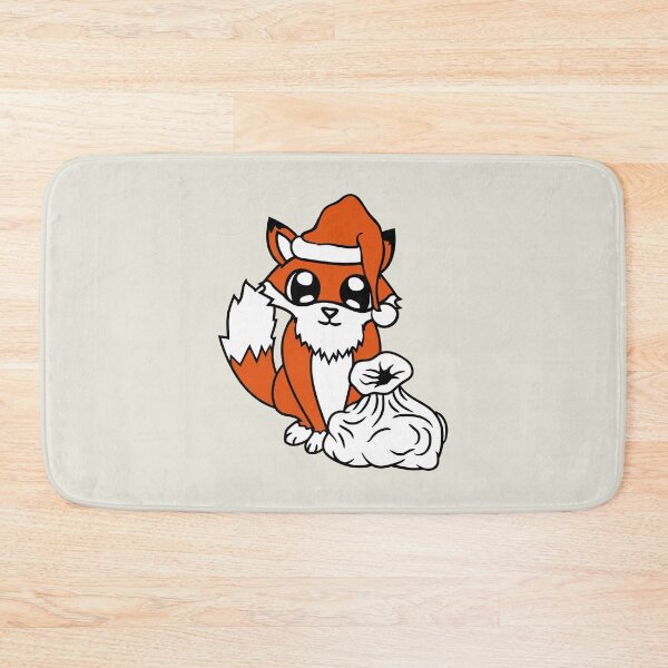 Item preview, Red Fox Santa Claus Christmas Gift Winter Holiday designed and sold by shirt-o-mat.