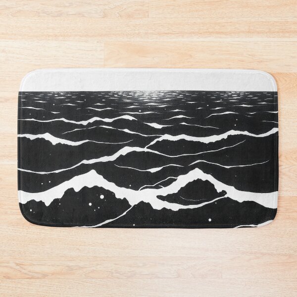 Item preview, Monochrome minimalism that captures the essence of the Sea. designed and sold by PalisadeVistas.
