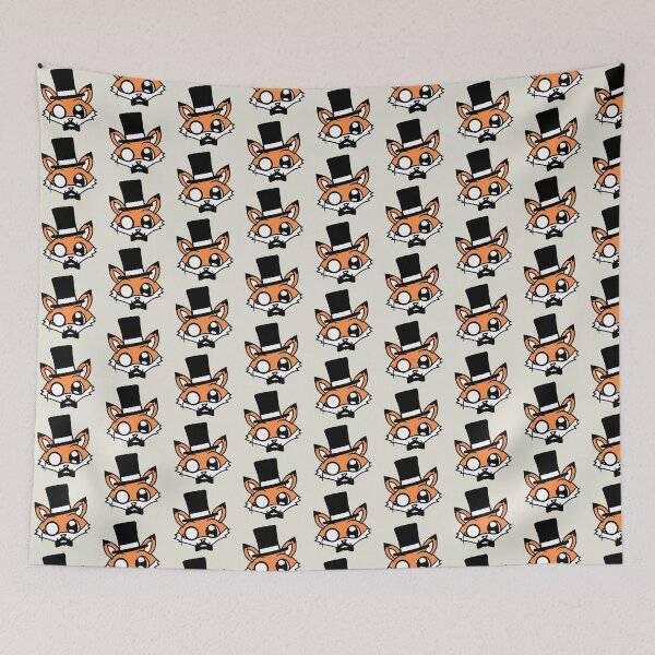 Item preview, Red Fox Sir Mr. Top Hat Monocle Glasses Rich Man designed and sold by shirt-o-mat.