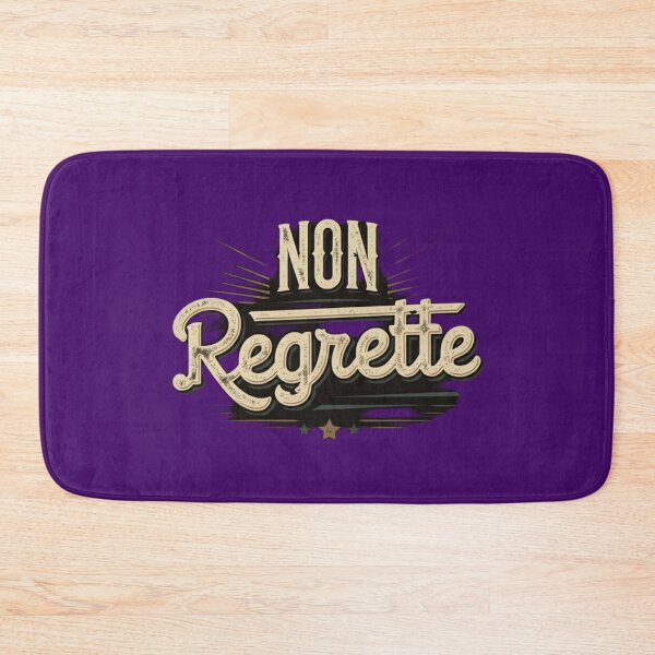 Item preview, Non Regrette Typography Design designed and sold by Wiredart.
