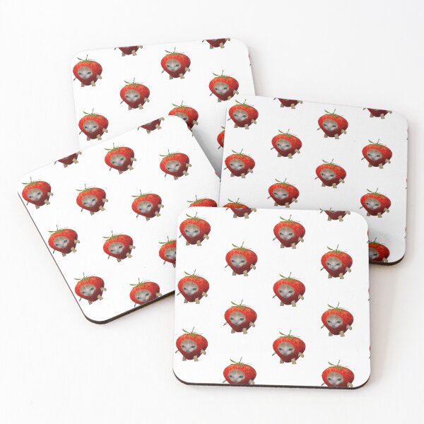 Item preview, gato frutilla designed and sold by happyberriess.