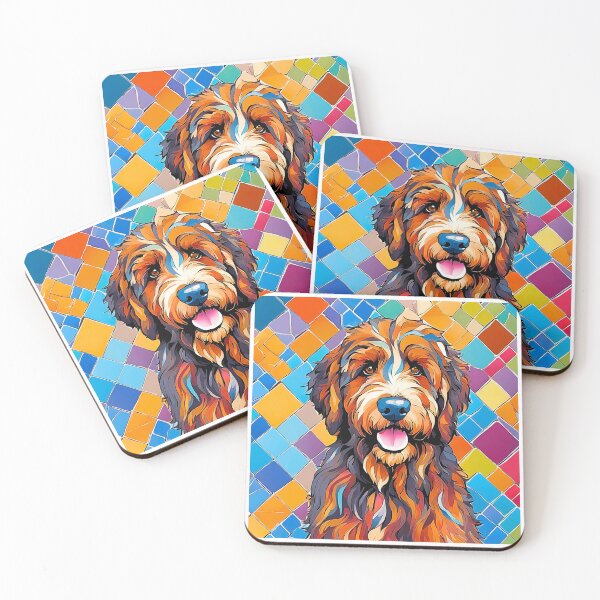 Item preview, Bernedoodle Tile Art – Adorable & Stylish Canine Design designed and sold by Fredster1966.