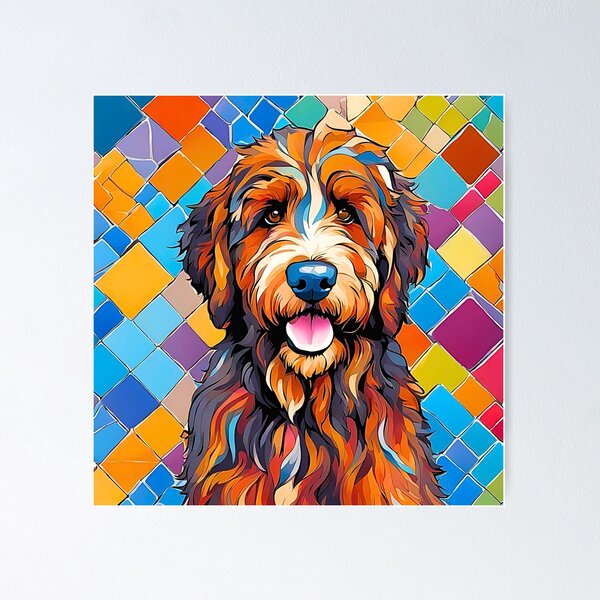 Item preview, Bernedoodle Tile Art – Adorable & Stylish Canine Design designed and sold by Fredster1966.