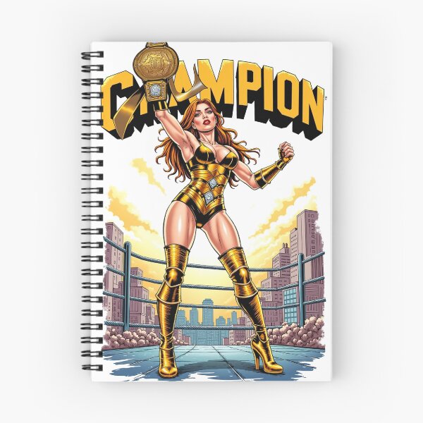 Item preview, luchadora guerrera dorada campeona del mundo designed and sold by JonelleTshirts.