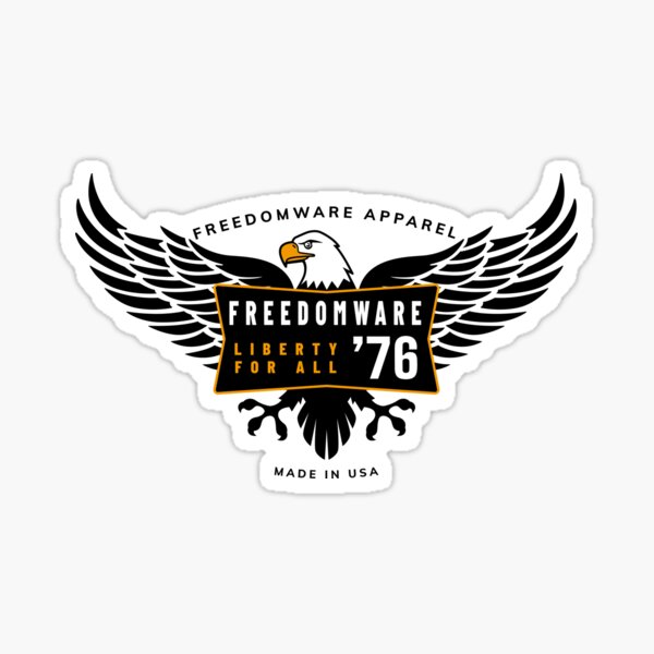 FreedomWare Official Apparel Sticker