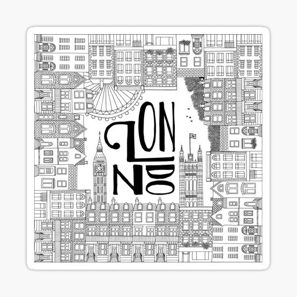 LONDON Sticker