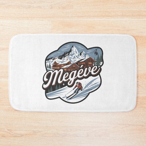 Item preview, Megeve Ski - Retro Vintage Design designed and sold by skiprender.