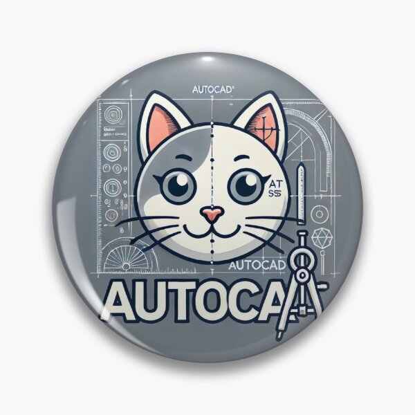 Item preview, Autocat - Funny AutoCAD Inspired Cat Design for Architects & Engineers designed and sold by MyyClub.