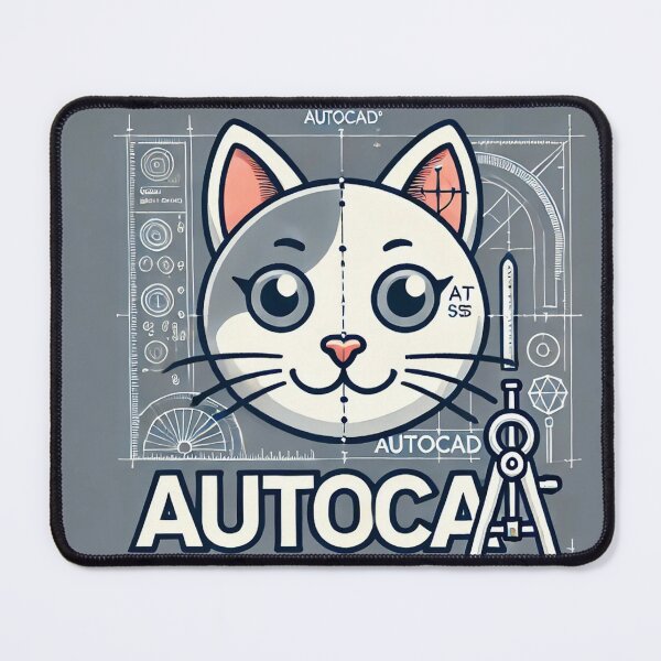Item preview, Autocat - Funny AutoCAD Inspired Cat Design for Architects & Engineers designed and sold by MyyClub.