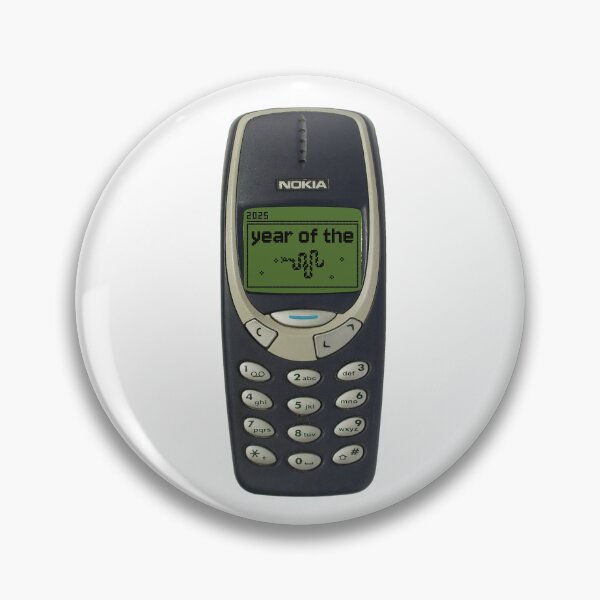 Artikelvorschau, Chinesisches Neujahrsspiel der Schlange 2025 Nokia Grafik entworfen und verkauft von piacore.