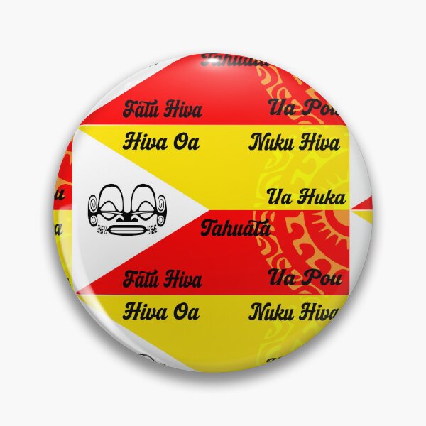 Item preview, Marquesan flag II (custom) designed and sold by Nesian-Tahiti.