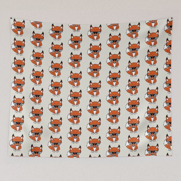 Item preview, Fox Sunglasses Cool Looks Up Evil Eyes Bad Fun Boy designed and sold by shirt-o-mat.