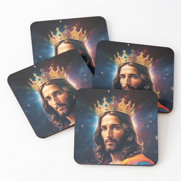 Item preview, Colorful Jesus Christ’s portrait 4 designed and sold by Warih.