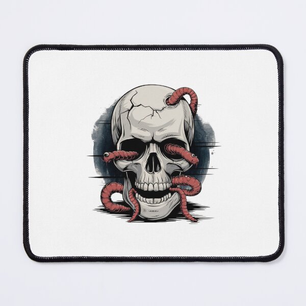Item preview, Wormy Skull designed and sold by Mateusz Majcherek.