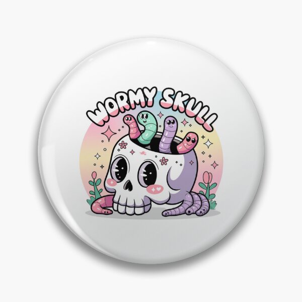 Item preview, Wormy Skull designed and sold by Mateusz Majcherek.