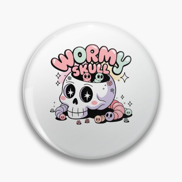 Item preview, Wormy Skull designed and sold by Mateusz Majcherek.