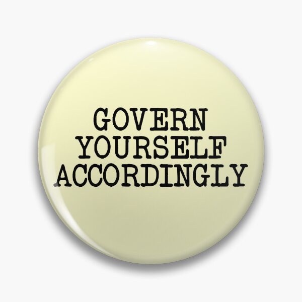 Item preview, Govern Yourself Accordingly designed and sold by kamrankhan.