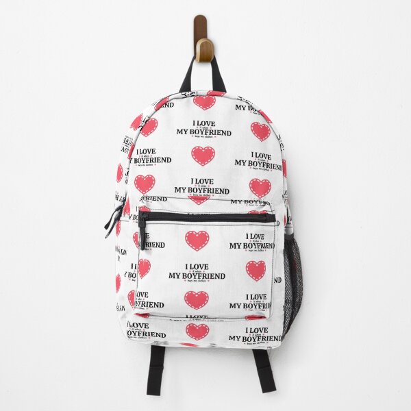 Item preview, I LOVE it when MY BOYFRIEND buys me clothes - sewn heart designed and sold by PHRASEandSTYLE.