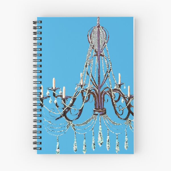 Item preview, Chandelier with teal bling clipped designed and sold by norascorner.
