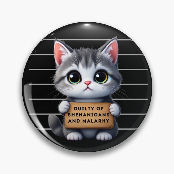 Item preview, Guilty Kitty designed and sold by Crazy Before Cats.