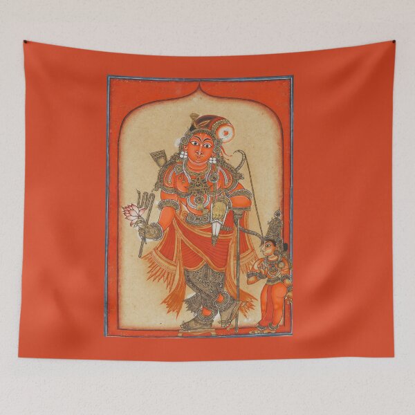 Item preview, Krishna Rajagopalaswamy – South Indian Traditional Art - Late 18th Century designed and sold by HistoryOnWalls.