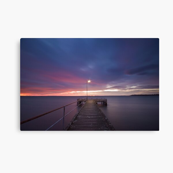Light at the End of the Pier Canvas Print
