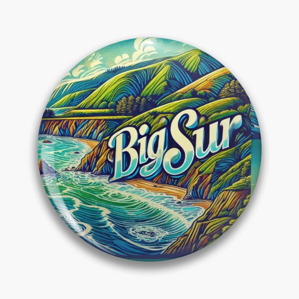 Item preview, Big Sur California Coast Graphic designed and sold by zoecallen.